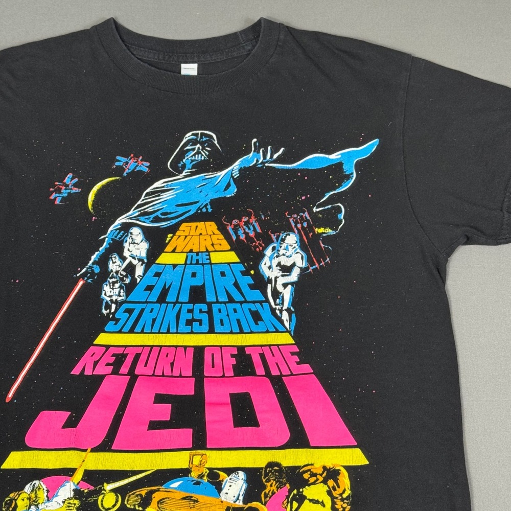 Star Wars Return Of‎ The Jedi Empire Strikes Back Shirt Medium Black